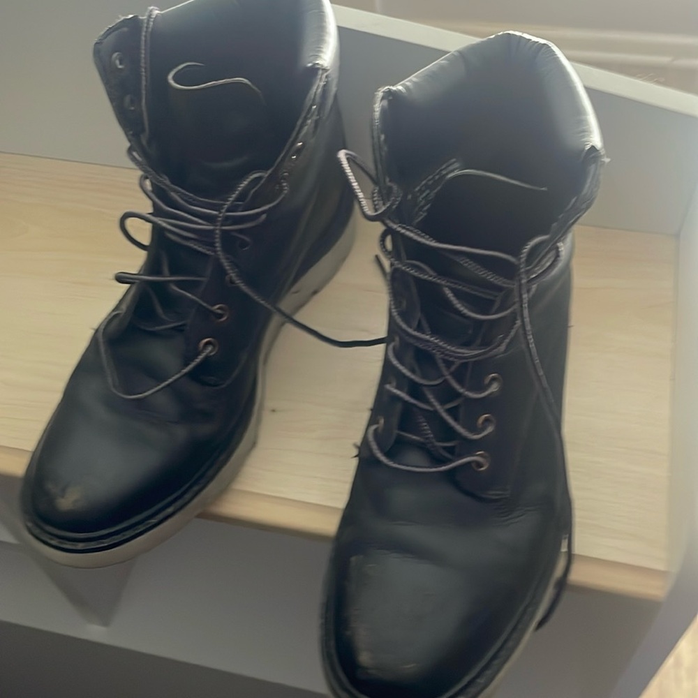 Black Timberland boots